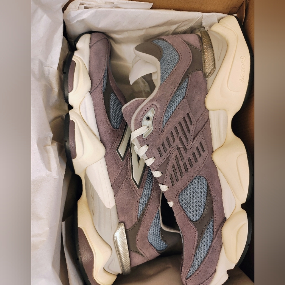 New Balance 9060 Purple and Gray Men's Sneakers
